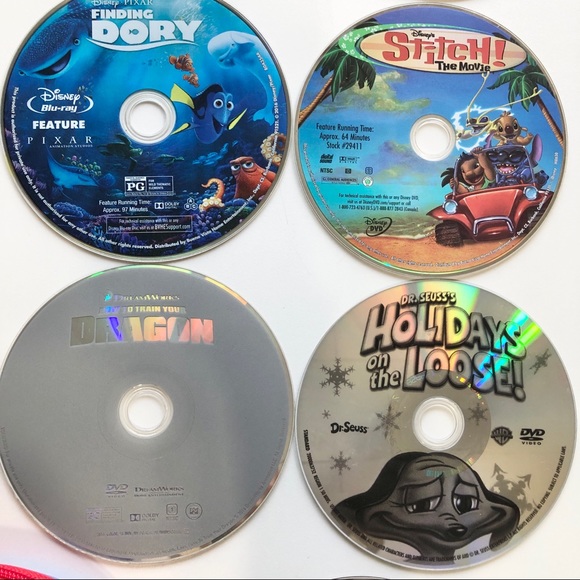 18 Lot Kids DVD Collection TV Toons to Go! Dory Stitch Spider-Man 2 Blue’s Clues - Picture 7 of 7